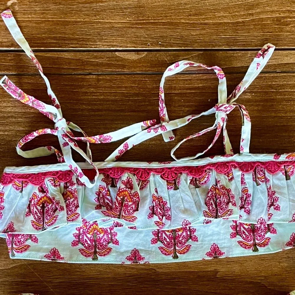 Lison Paris Cotton Bikini Top